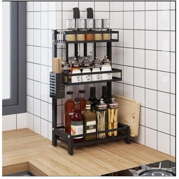  Stainless Steel Kitchen Rack for tools and spices storage